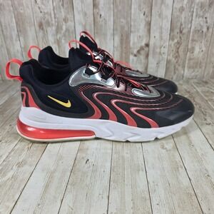 Nike Air Max 270 React ENG Sneakers Running Shoes Black Red‎ Size 15